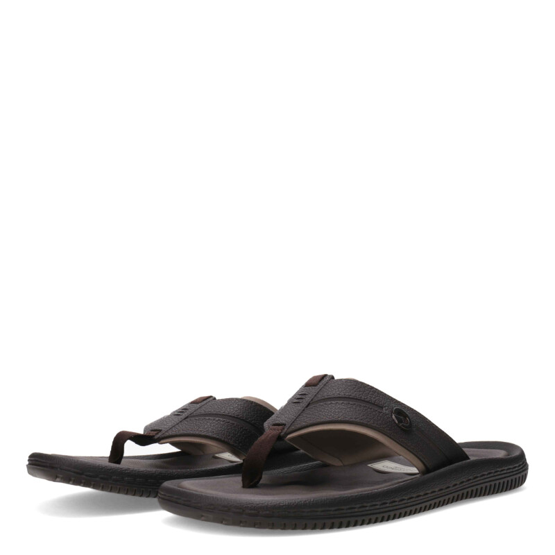 Sandalias de Hombre Cartago FIJI VI THONG AD Marrón Oscuro - Beige