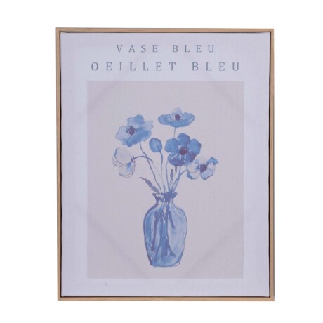 CUADRO 40X50CM PAPEL AZUL BLEU I