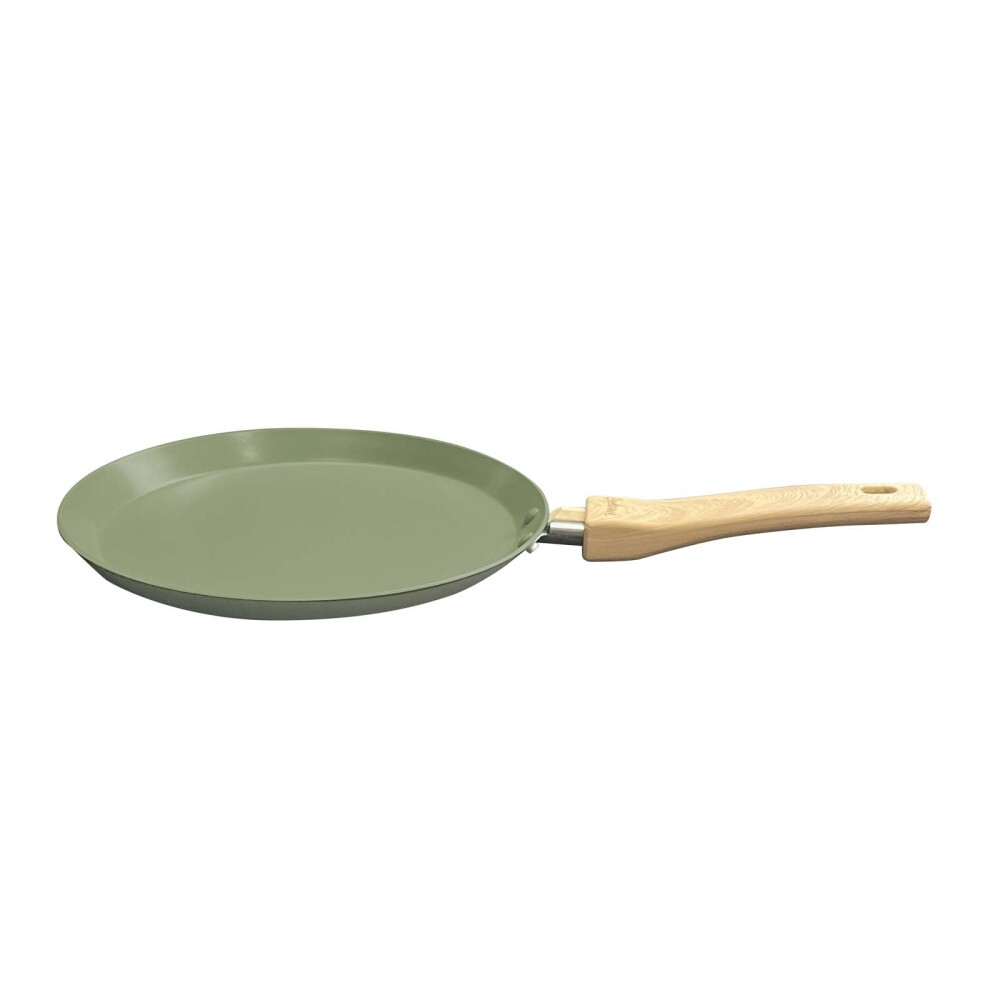 PANQUEQUERA C/ANTIADHERENTE ALUMINIO VERDE OLI13, OLIVA