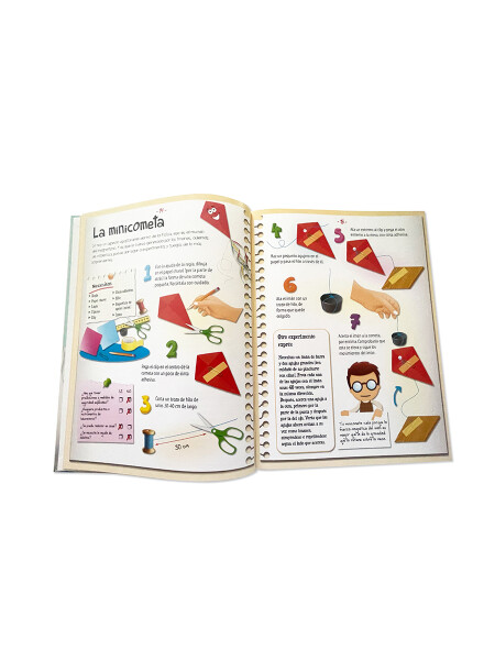 LIBRO ESPERIMENTOS PARA NIÑOS MULTICOLOR