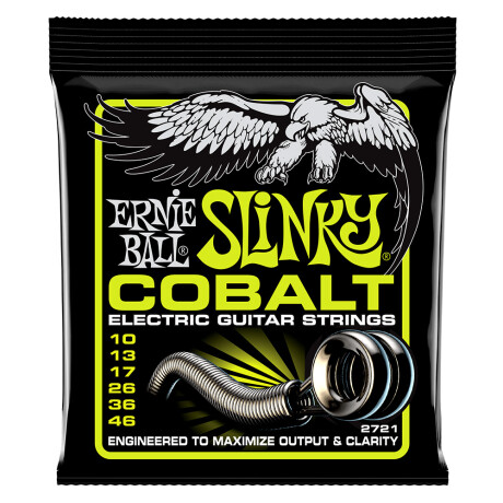 ENCORDADO ELECTRICA ERNIE BALL COBALT REGULAR 010 ENCORDADO ELECTRICA ERNIE BALL COBALT REGULAR 010