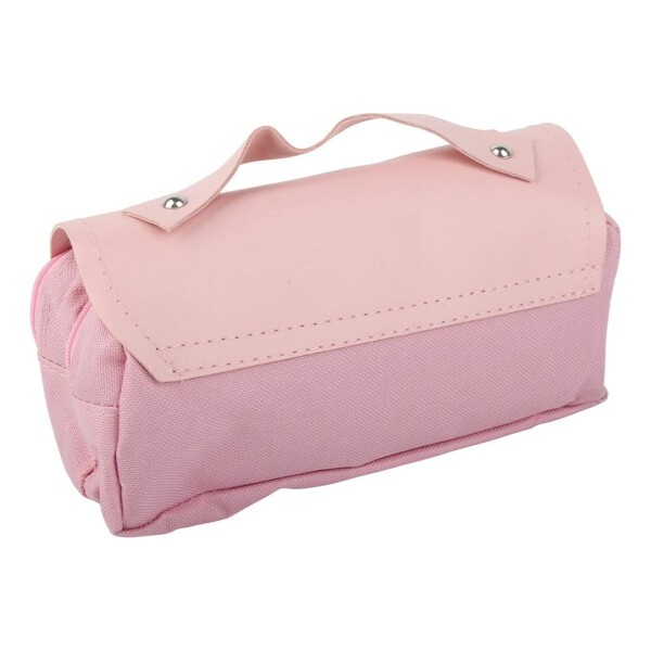 Cartuchera Escolar Kawaii Gatito 3D 2 Cierres Infantil Atrix Variante Color Rosado