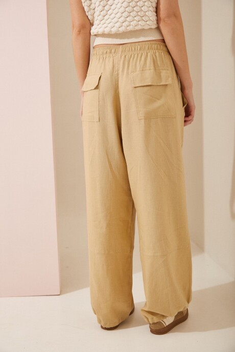 PANTALON TROPICAL BEIGE