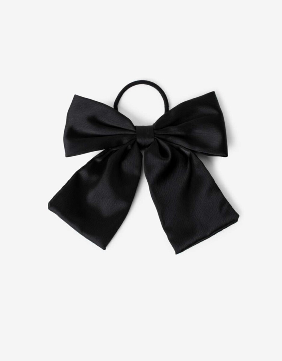 Gomita Con Moño - Negro 