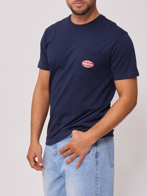 T-SHIRT ZEPHYR RUSTY Navy