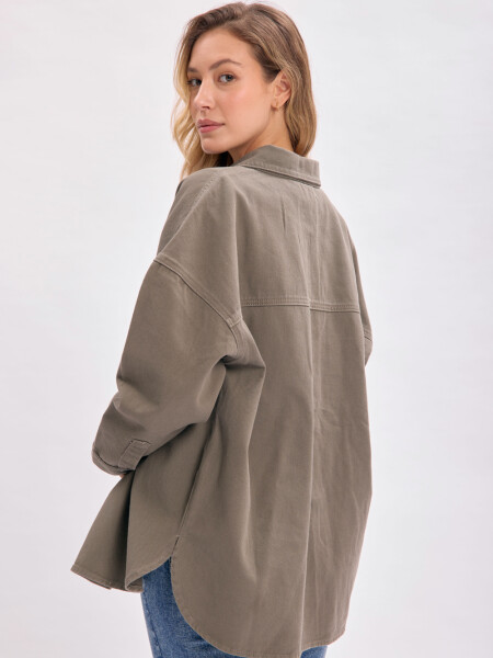 Sobrecamisa jean Verde