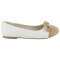 Balerinas Infantiles Croco Kids Zapato Gacela Blanco