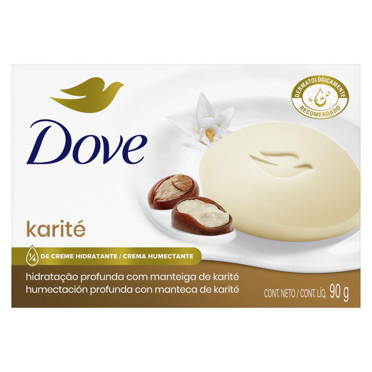 Dove Jabon Barra Karite Y Vainilla 