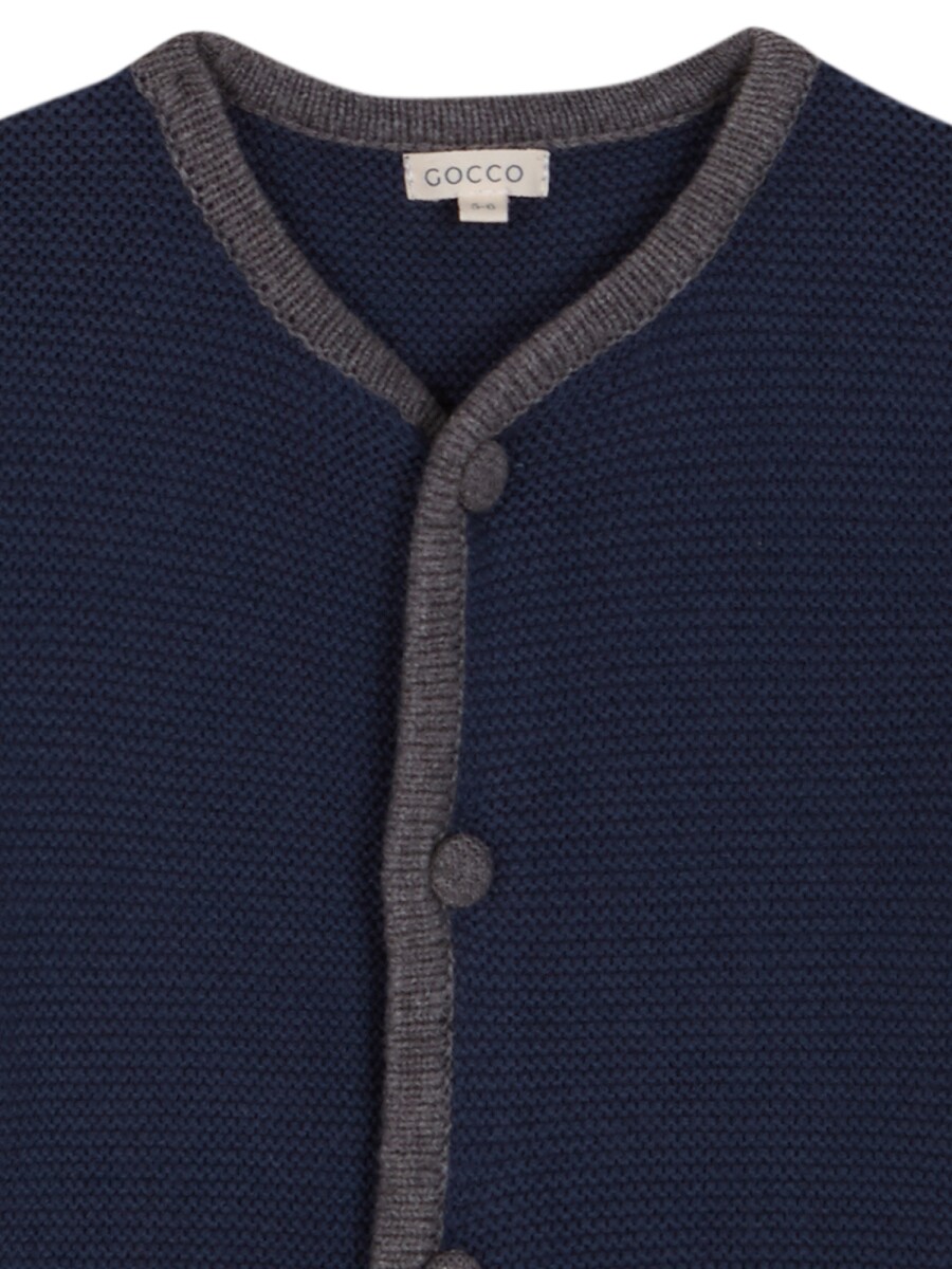 Chaqueta Tipo Austria Azul Medio Oscuro