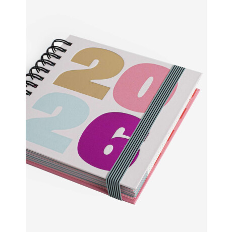 Agenda 2026 Diaria 2026 Combinacion Multicolor