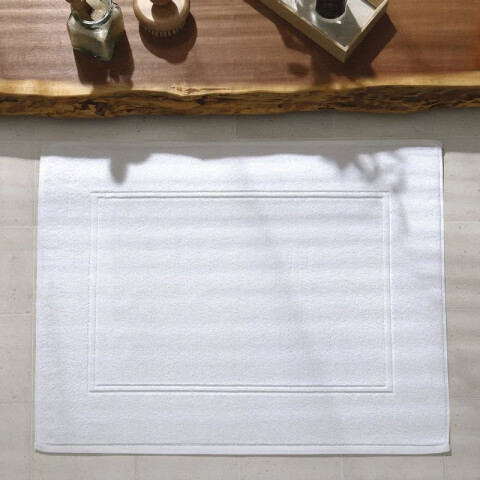 Toalla Piso Florencia Dohler 100% Algodón 50 x 70 cm BLANCO