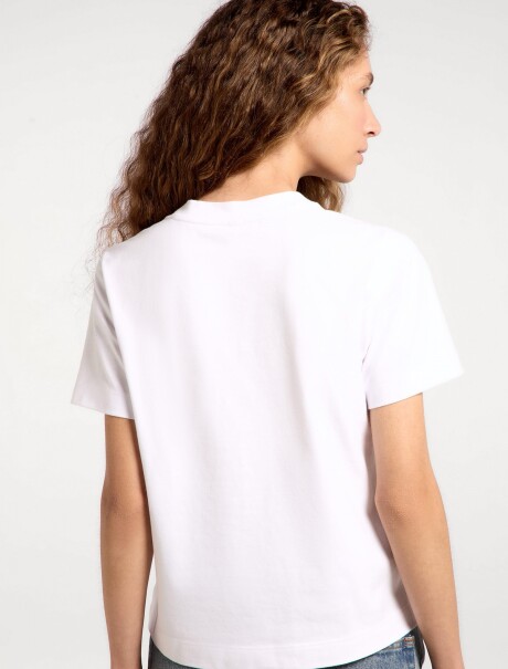 CAMISETA BÁSICA MANGA CORTA BLANCO