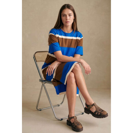 Vestido Tejido Marron