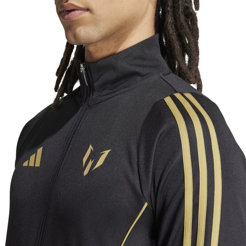 Campera Adidas Deportiva Messi Negro