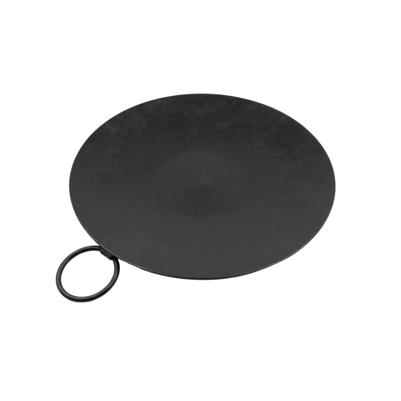 PLACA DE METAL NEGRO ANTIADHERENTE 35CM Unica