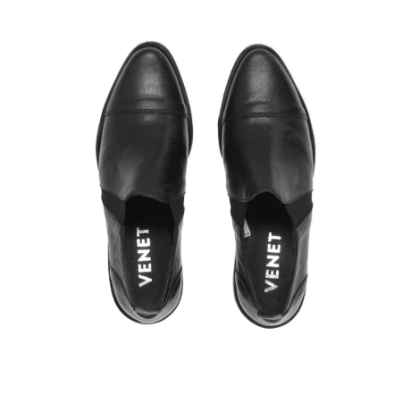 ZAPATO VENET - CUERO CERRETO NEGRO