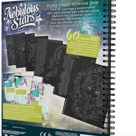 CUADERNO CON HOJAS NEGRAS Y COLORES BRILLANTES CORALIA CUADERNO CON HOJAS NEGRAS Y COLORES BRILLANTES CORALIA