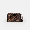 Bandolera New Penny en efecto cuero zaffiano Animal Print