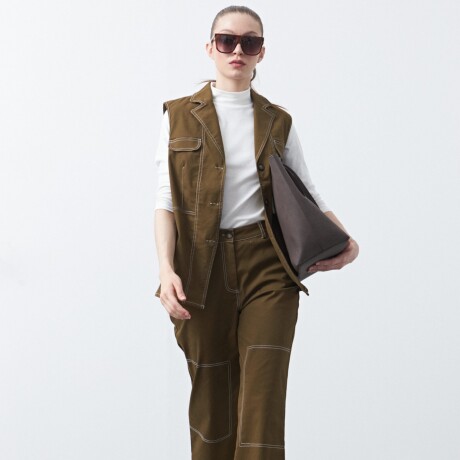 PANTALÓN CEYLAN Verde Musgo