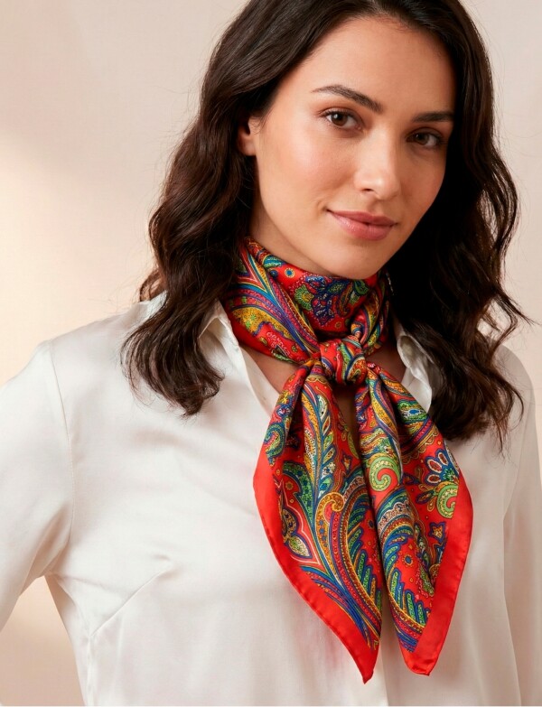 Bandana Arabescos ROJO/MULTI