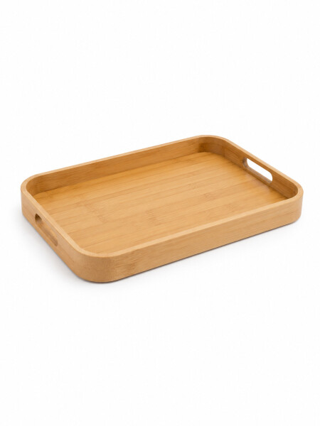 BANDEJA BAMBU RECTANGULAR MADERA