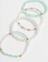 Pulseras Elásticas Sets Mostacillas Pulseras Elásticas Sets Con Mostacillas - Combinacion Multicolor