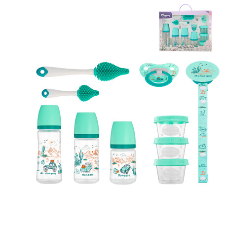 Set De Alimentación Para Bebes 11 Piezas Verde