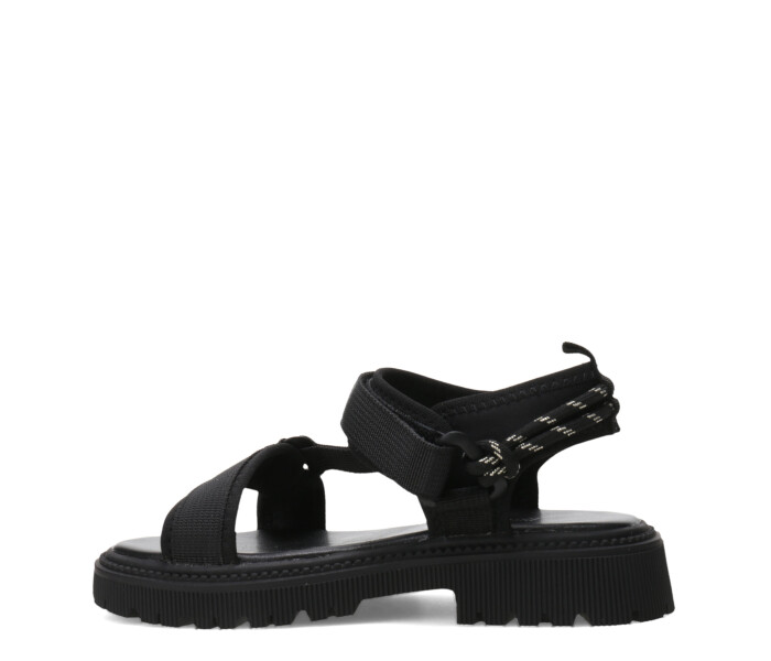 Sandalia CALIFA con tiras Black