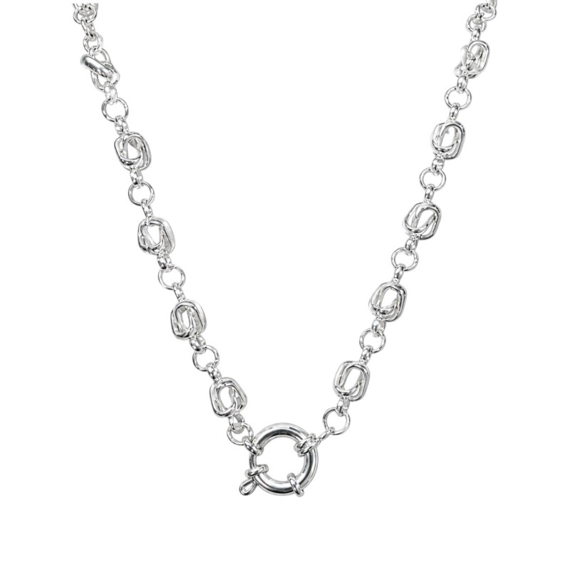 Cadena Rolo Cuadrado - Plata 925 - Sin Piedra - CD5095 sinpiedra