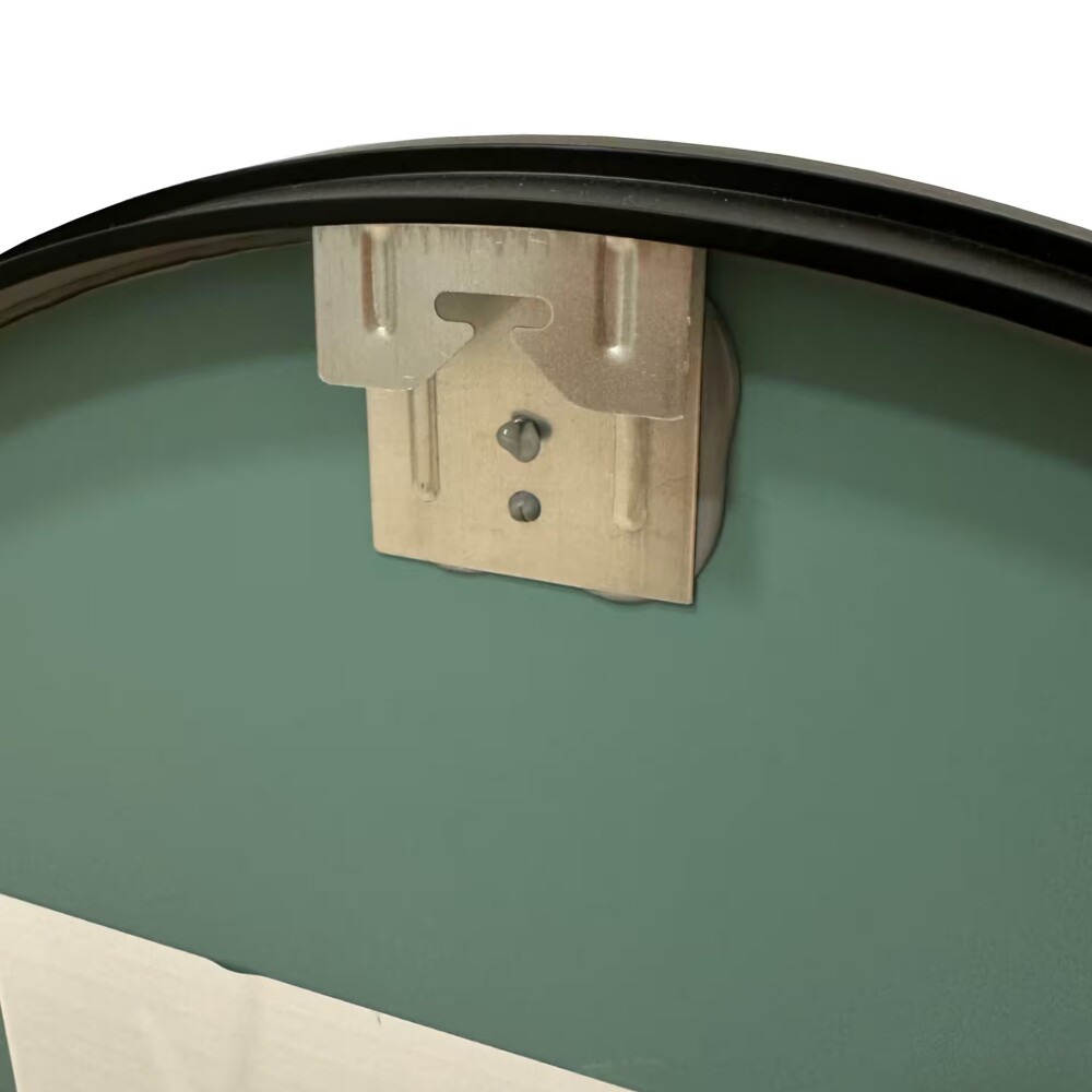 Espejo LED 60 cm negro con desempañador cinta led silicona Espejo Led 60 Cm Negro Con Desempañador Cinta Led Silicona