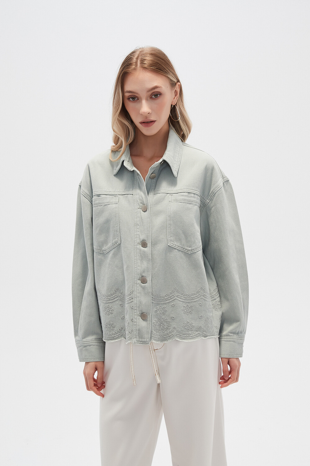 Campera Bimes Verde Azulado