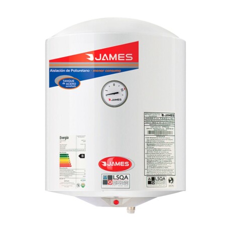Calefón James 40 Litros Acero Calefón James 40 Litros Acero