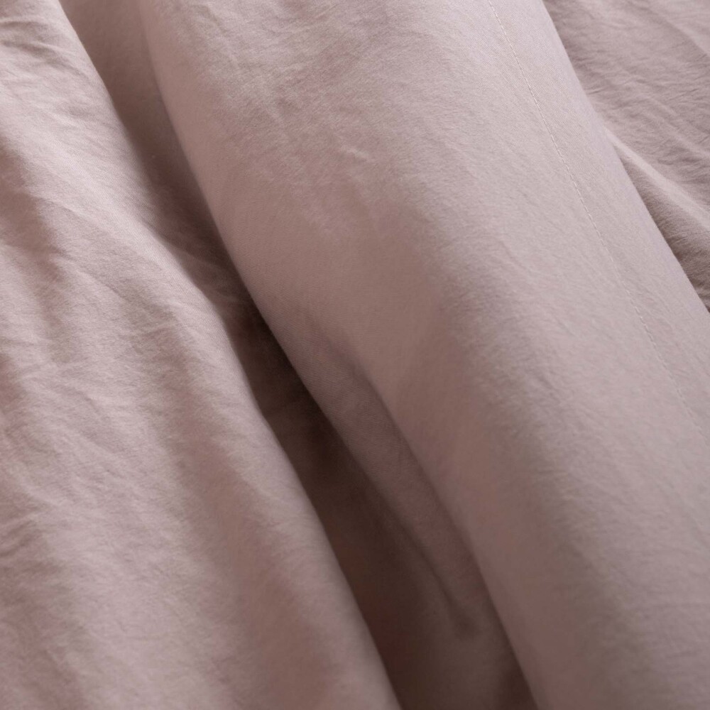 JUEGO DE SABANAS 1 1/2 PLAZA POLIESTER MARRON PREWASHED TOSTADO