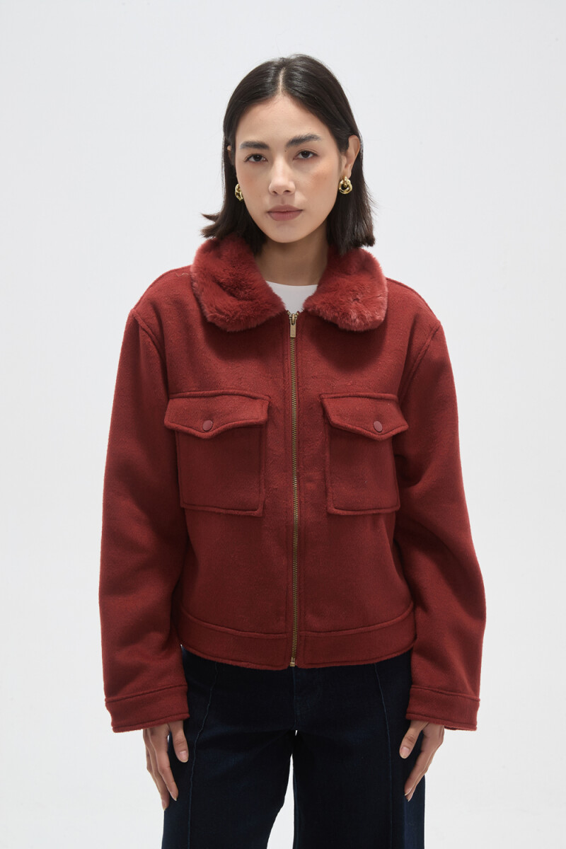 Chaqueta Koryn - Ladrillo 