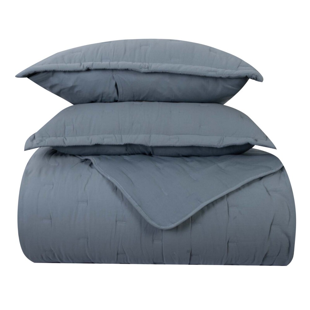 SET ACOLCHADO KING ALGODON LATTICE ALGODON