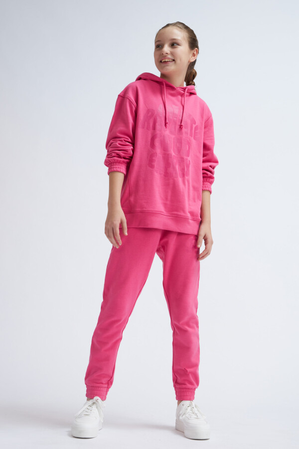 Pantalón deportivo liviano flor - Flor- Fucsia