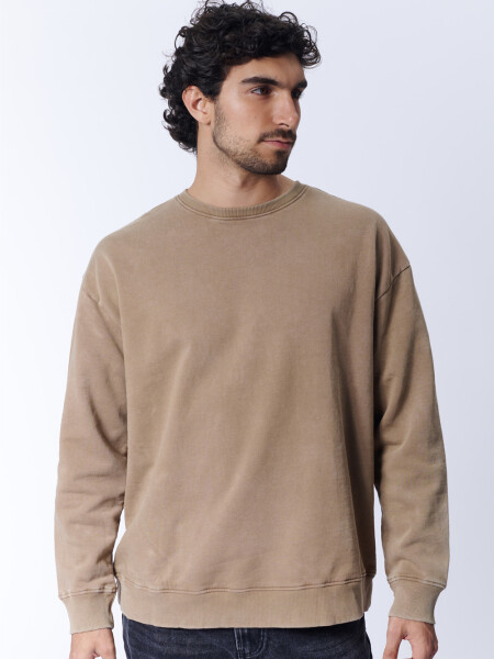 Buzo deportivo Garment Dye Visón