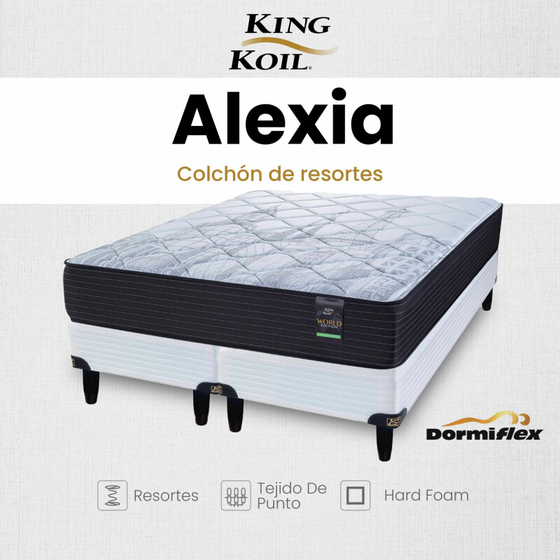 Colchón Alexia con Sommier King 180x200