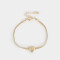 Pulseras Flexibles De inicial Pulsera Flexible De Inicial "l" - Dorado