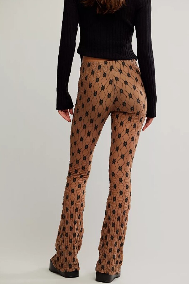 PANTALÓN MARGOT LACE Marron