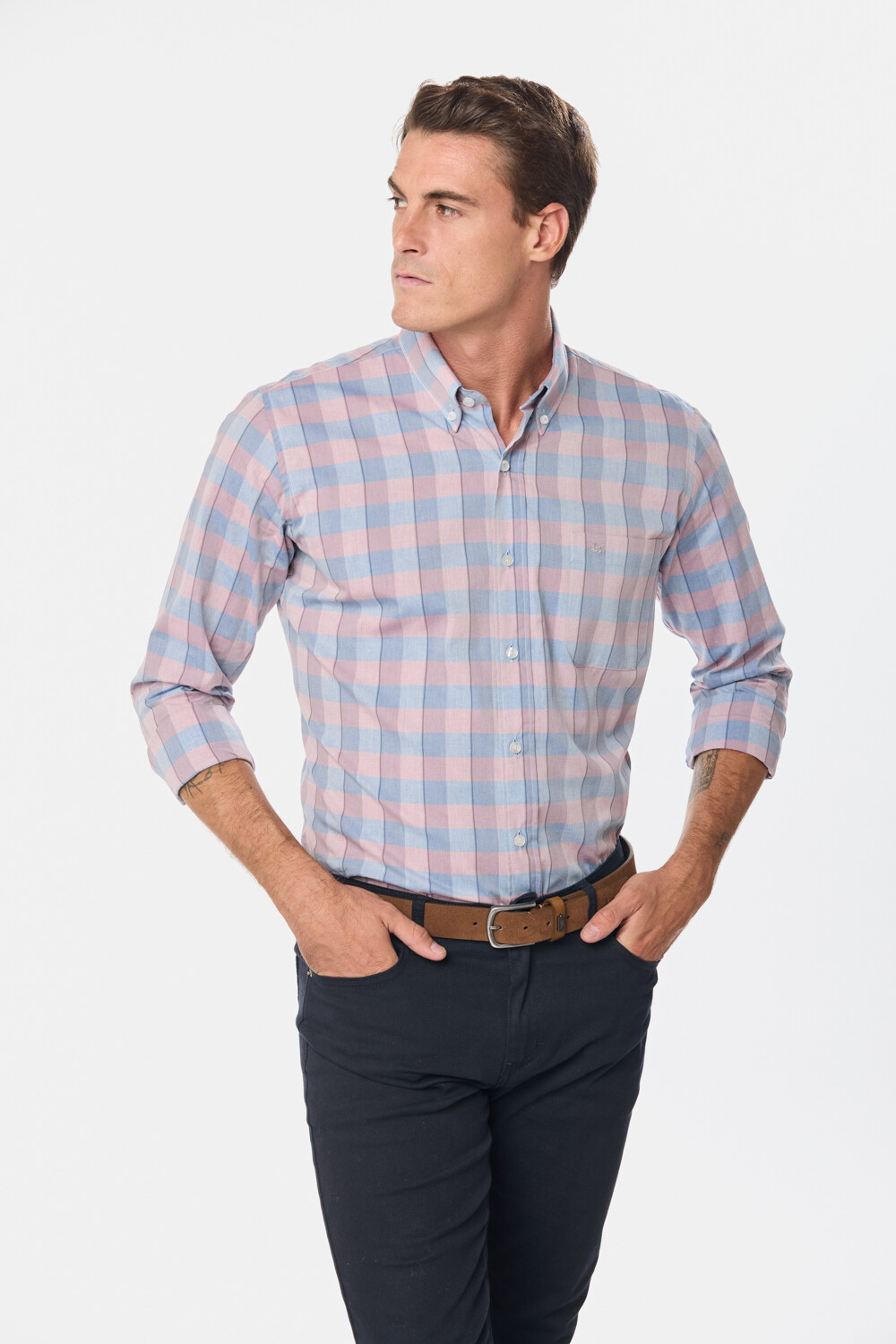 CAMISA A CUADROS Unico