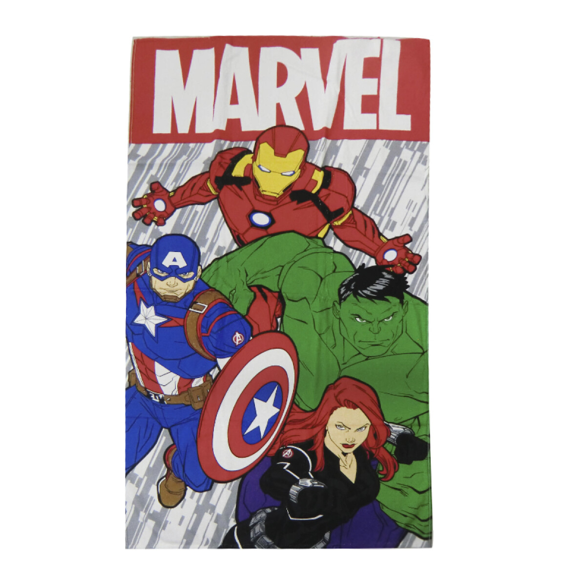 Toalla Playera Spiderman y Avengers Felpa 70 x 130 cm 