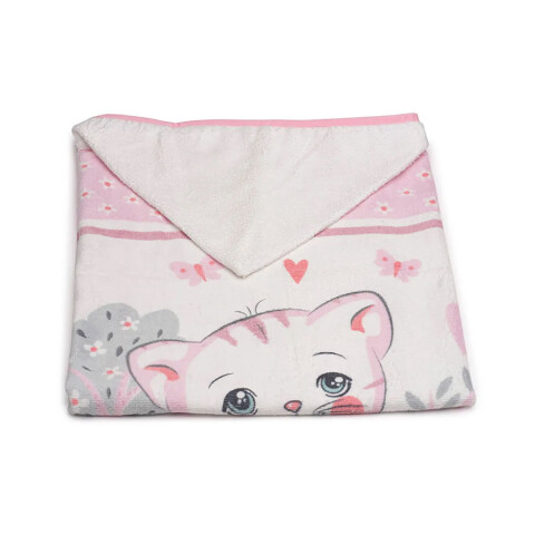 Toalla Con Capucha Bebé Döhler Velour 90 x 70 cm GATITA