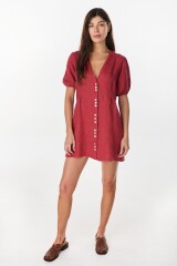Vestido Poppy Terracota