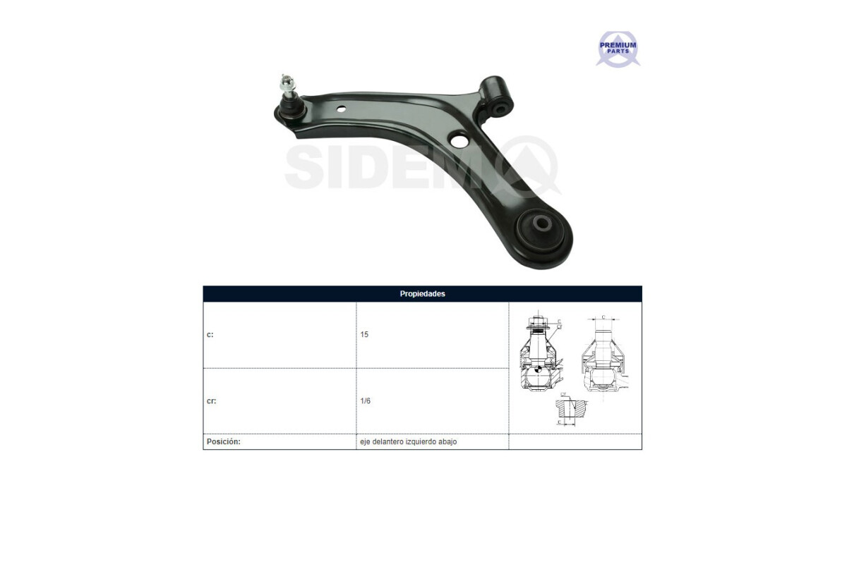 Parilla De Suspension Delantera Suzuki Vitara 16-25 Izq Parilla De Suspension Delantera Suzuki Vitara 16-25 Izq