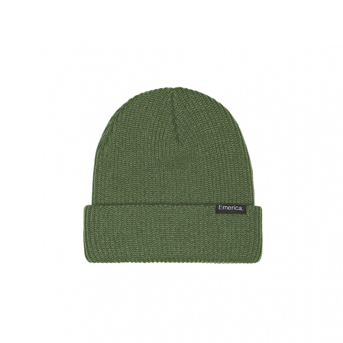 Gorro Emerica Logo Clamp Beanie - Black - Green 