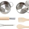Set de utensillos de cocina madera y metal HAPE chef Set de utensillos de cocina madera y metal HAPE chef