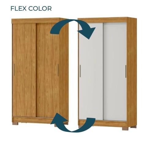 Ropero Antares Armario 2 Puertas Corredizas 2 Cajones Estantes y Perchero Marrocos Ropero Antares Armario 2 Puertas Corredizas 2 Cajones Estantes y Perchero Marrocos