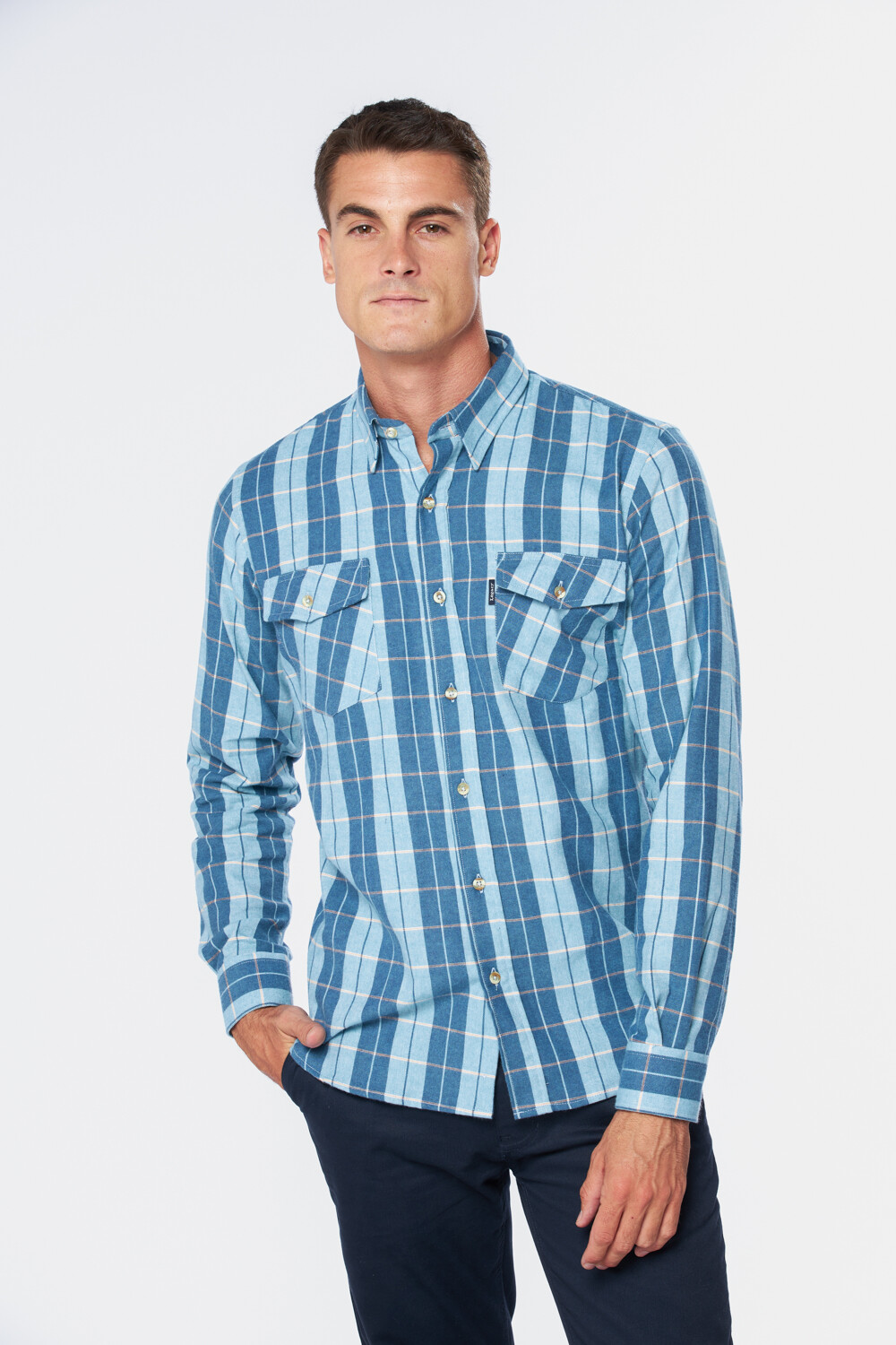 CAMISA DE VIYELA A CUADROS Verde