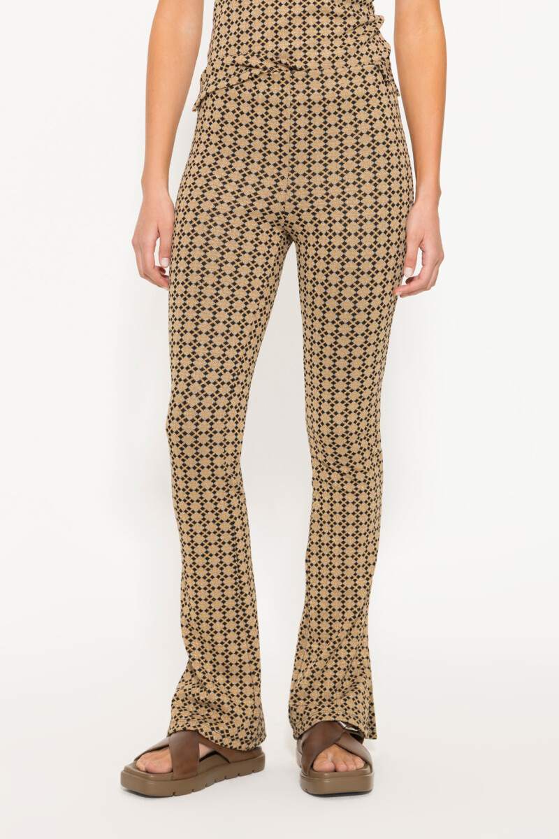 PANTALON GEO Dorado